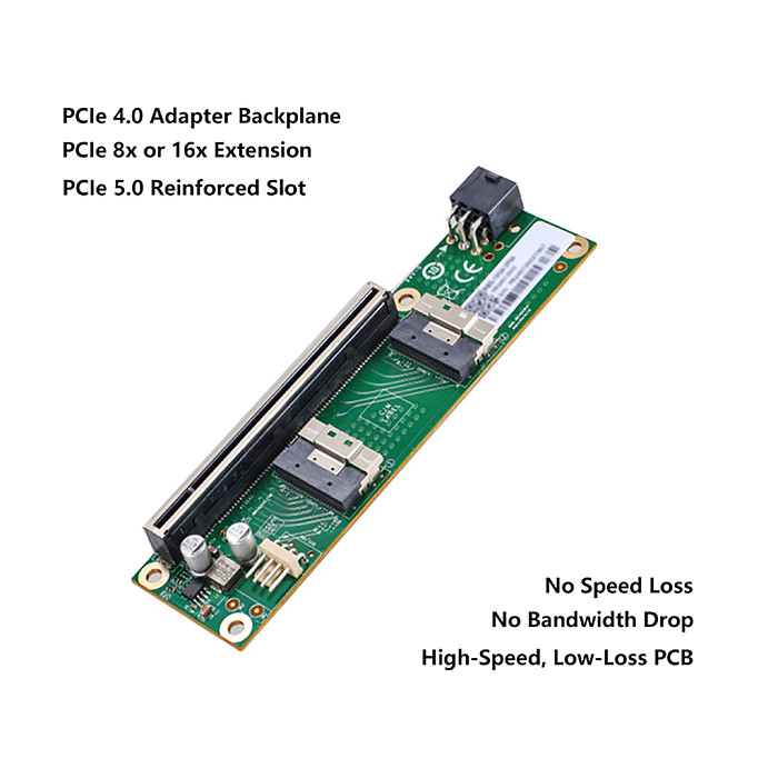 PCIe 4.0 graphics card external extension expansion independent SFF-8654 adapter card