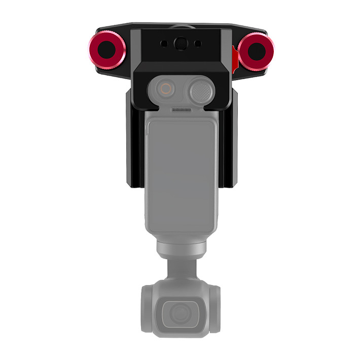 For DJI Pocket3 POCKET4 Two Card Aluminum Alloy 1/4 Arri Positioning Expansion Frame Camera Cage Protection For Selfie Sticks/Bicycle Clips With Three Card 1/4 Screw Thread Adapter Accessories