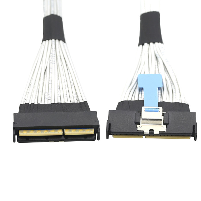 Slimline SAS MCIO 5.0 124P 16X to MCIO 5.0 124P Server Data Cable