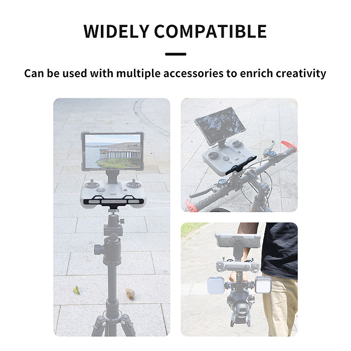 For DJI Mavic 4Pro Remote Control Aluminum Alloy 1/4 Expansion Part RC PRO2 Tripod Adapter Bracket