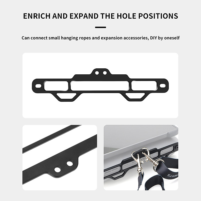 For DJI Mavic 4Pro Remote Control Without Disassembly Aluminum Alloy Crossbar RC Pro2 Pressure Relief Rope