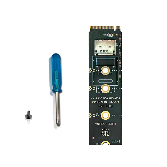 (PHDK) Ngff M.2 Mkey Nvme PCIe Oculink SFF-8611 SFF-8612 adapter card PH492-MU