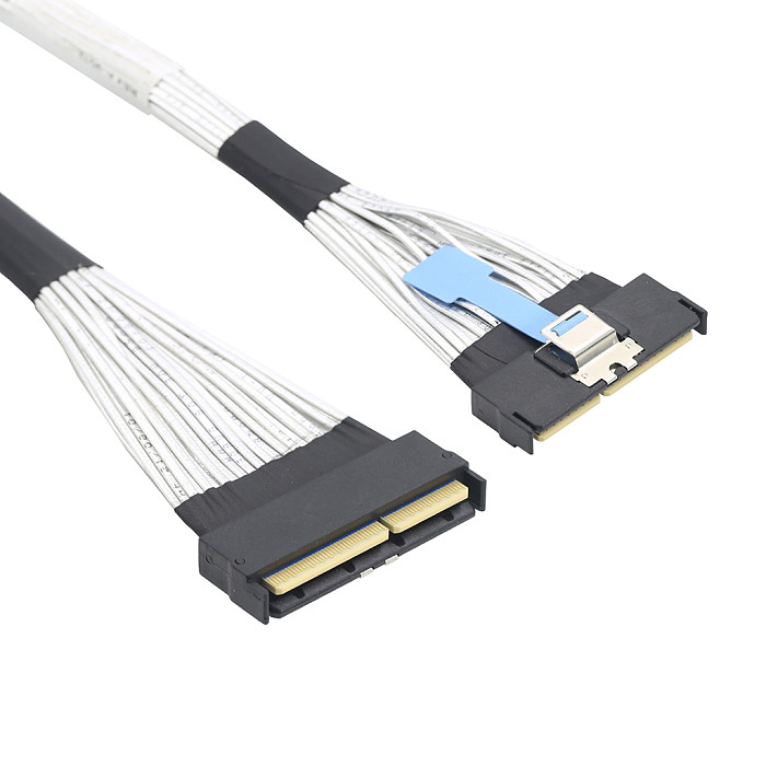 Slimline SAS MCIO 5.0 124P 16X to MCIO 5.0 124P Server Data Cable