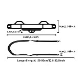 For DJI Mavic 4Pro Remote Control Without Disassembly Aluminum Alloy Crossbar RC Pro2 Pressure Relief Rope