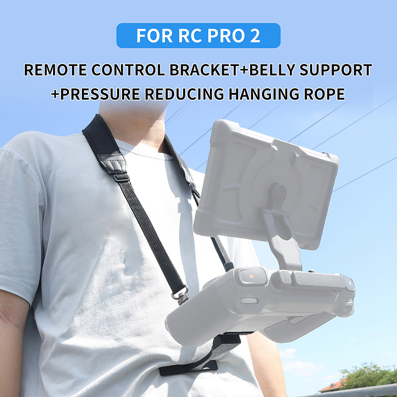 For DJI Mavic 4 Pro Remote Control RC PRO2 Aluminum Alloy Crossbar Pressure Reducing Hanging Rope With RC PRO2 aluminum alloy crossbar and bracket