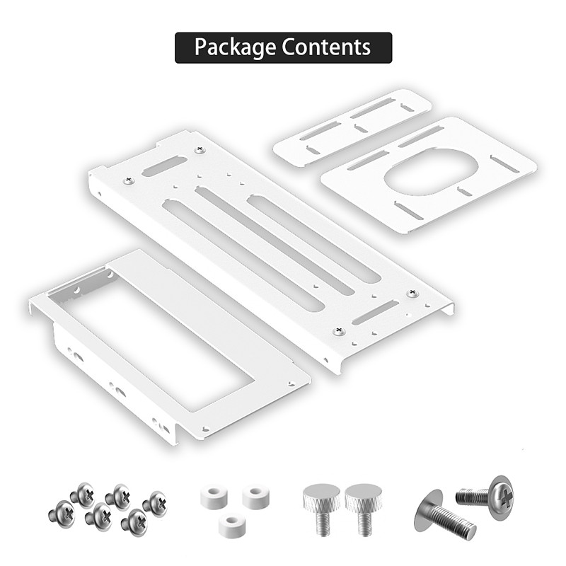 Vertical GPU Mount Bracket 2 Slots Graphics Card Holder with Hardware eGPU Dock External GPU Docking Station