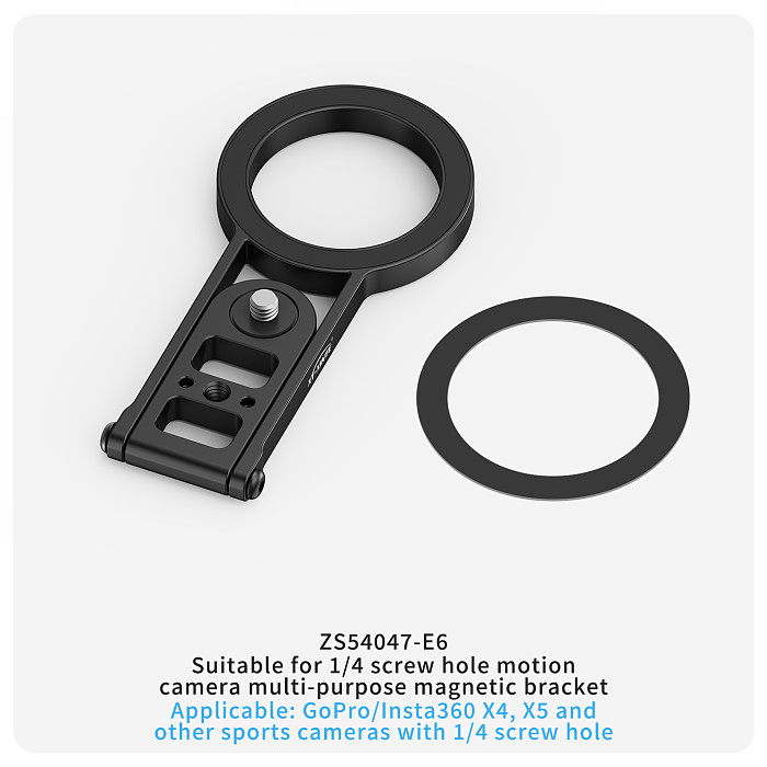 For DJI Action/Insta360/Gopro/Suitable for Huawei phones MATE80/P90 series For Apple phones 17/16 and other series VIVO/OPPO/Xiaomi/Samsung phones Quick Release Multi-purpose Magnetic Mount Base For Magsafe Cameras Phones Monitors Teleprompter Accessories Dual-sided Magnetic Attraction Portable