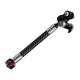 Dual-head 1/4 To 3-card Stainless Steel Extension Rod 17MM/1-Inch Ball Head Adjustable 3-card Bracket 12mm Carbon Fiber Sports Cameras And Accessories