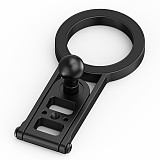 For DJI Action/Insta360/Gopro/Suitable for Huawei phones MATE80/P90 series For Apple phones 17/16 and other series VIVO/OPPO/Xiaomi/Samsung phones Quick Release Multi-purpose Magnetic Mount Base For Magsafe Cameras Phones Monitors Teleprompter Accessories Dual-sided Magnetic Attraction Portable