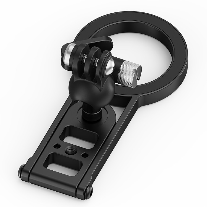 For DJI Action/Insta360/Gopro/Suitable for Huawei phones MATE80/P90 series For Apple phones 17/16 and other series VIVO/OPPO/Xiaomi/Samsung phones Quick Release Multi-purpose Magnetic Mount Base For Magsafe Cameras Phones Monitors Teleprompter Accessories Dual-sided Magnetic Attraction Portable