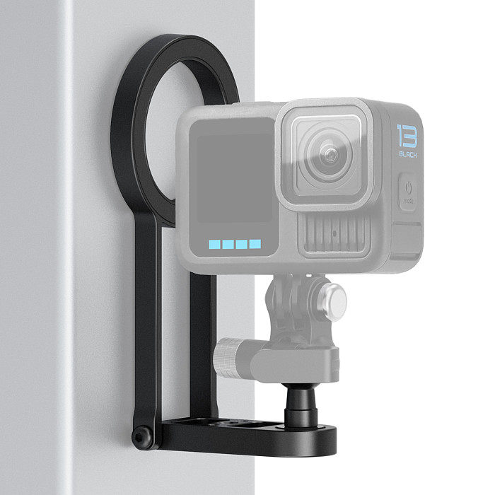 For DJI Action/Insta360/Gopro/Suitable for Huawei phones MATE80/P90 series For Apple phones 17/16 and other series VIVO/OPPO/Xiaomi/Samsung phones Quick Release Multi-purpose Magnetic Mount Base For Magsafe Cameras Phones Monitors Teleprompter Accessories Dual-sided Magnetic Attraction Portable