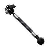 Dual-head 1/4 To 3-card Stainless Steel Extension Rod 17MM/1-Inch Ball Head Adjustable 3-card Bracket 12mm Carbon Fiber Sports Cameras And Accessories