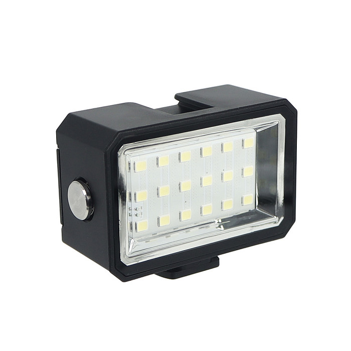 Camera fill light for gopro diving light mini LED waterproof fill light for DJI sports camera cold shoe holder