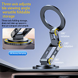 Magsafe Magnetic Suction 360 Degree Rotation Three-axis Folding Multi Angle Adjustment Aluminum Alloy Car Phone Holder - C24 adhesive version