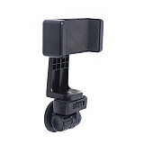 LED Fill Light Hot Shoe Holder Fill Light Hot Shoe Base Black+Dual Hole Phone Clip/360 Degree Rotating Horizontal And Vertical Phone Clip