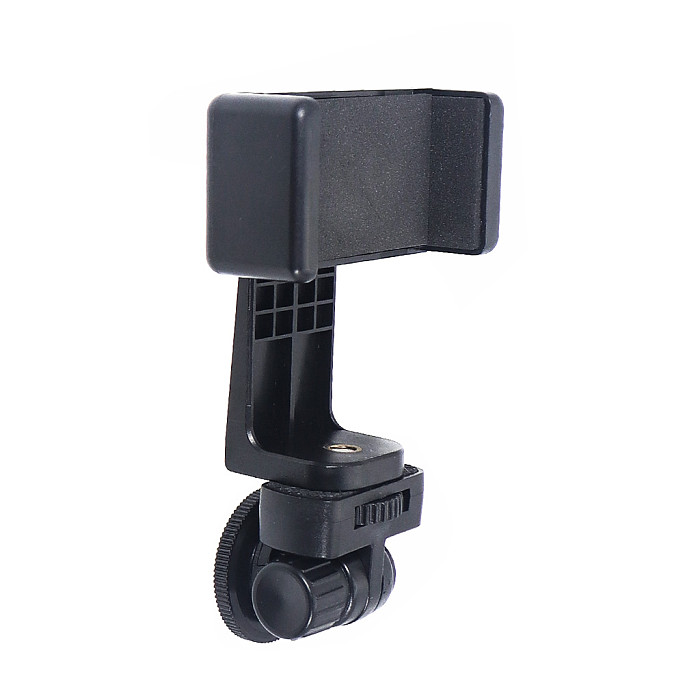 LED Fill Light Hot Shoe Holder Fill Light Hot Shoe Base Black+Dual Hole Phone Clip/360 Degree Rotating Horizontal And Vertical Phone Clip