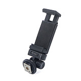 LED Fill Light Hot Shoe Holder Fill Light Hot Shoe Base Black+Dual Hole Phone Clip/360 Degree Rotating Horizontal And Vertical Phone Clip