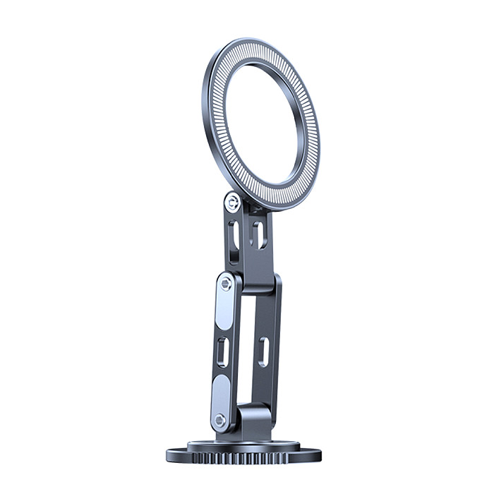 Magsafe Magnetic Suction 360 Degree Rotation Three-axis Folding Multi Angle Adjustment Aluminum Alloy Car Phone Holder - C24 adhesive version