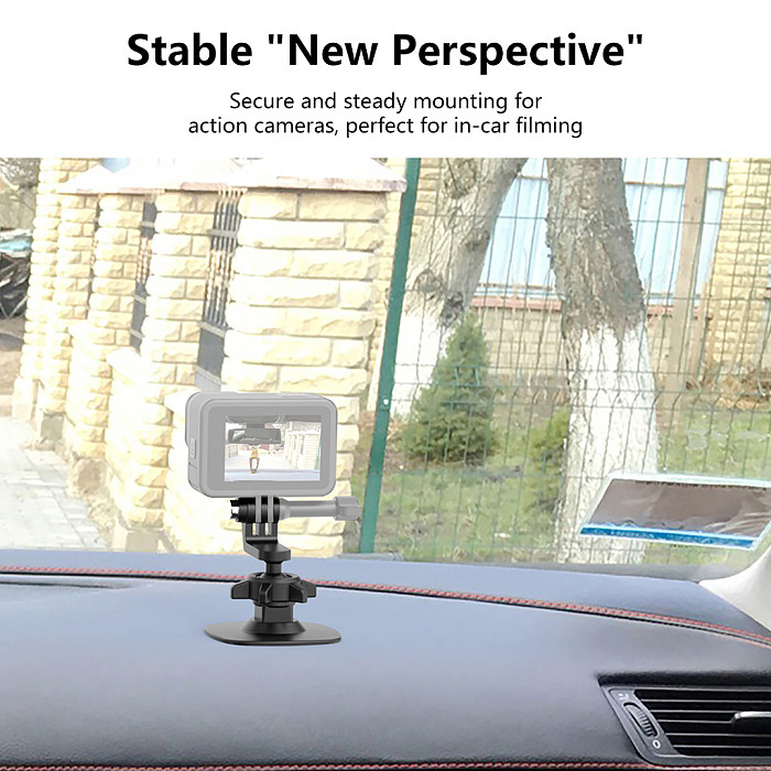 Flexible Ball Head Universal Adhesive Base One-touch 360° Rotation Suitable For DJI/GoPro/Insta360 Sports Camera Accessories