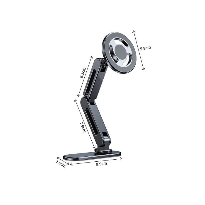 Magnetic Car Curved Dashboard Navigation Folding Fixed Long Base Car Phone Holder C2-CZ12