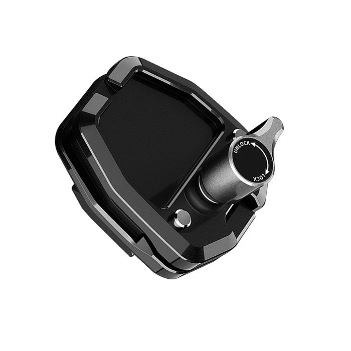 1/4  Screw Thread Motorcycle Electric Ehicle Windshield Clip Quick Release L-shaped Mounting Base For GOPRO DJI INSTA360 Camera Windshield Fixing Bracket Fixing Clip