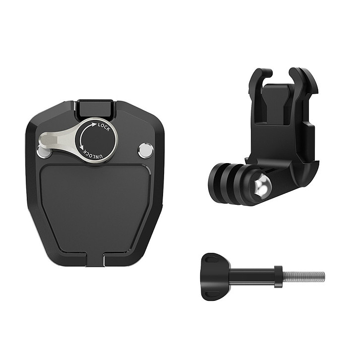 1/4  Screw Thread Motorcycle Electric Ehicle Windshield Clip Quick Release L-shaped Mounting Base For GOPRO DJI INSTA360 Camera Windshield Fixing Bracket Fixing Clip