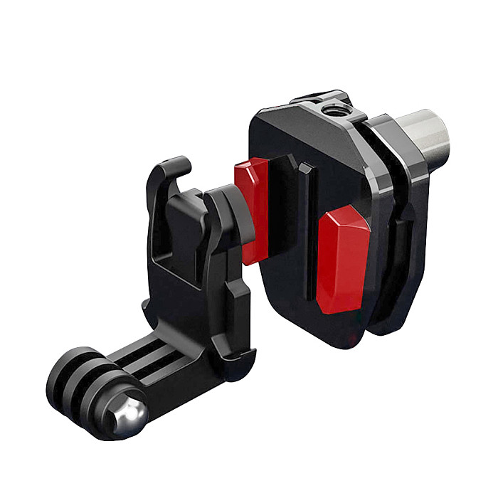 1/4  Screw Thread Motorcycle Electric Ehicle Windshield Clip Quick Release L-shaped Mounting Base For GOPRO DJI INSTA360 Camera Windshield Fixing Bracket Fixing Clip