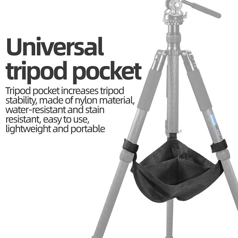 Tripod storage bag professional universal stable gravity stone bag triangular bottom bag mesh bag outdoor heavy object triangular bag - BX-18