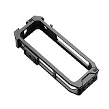 Quick Release Cage for Insta360 X5 Protective Frame 360° Rotation 17mm Ball Head Tripod Adapter Cold Shoe Mount Light Holder