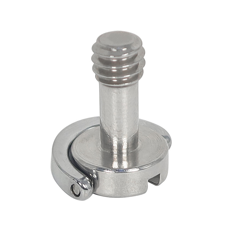 1/4-20*14 Stainless Steel 304 Camera Quick-release Screw Gimbal Tripod Quarter-turn Hand-tightened Lifting Ring Quick-release Screw Bolt
