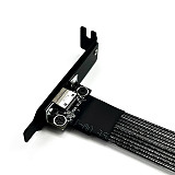 PCIe 4.0 4x Gen4 Riser Cable M.2 for NVMe to SFF-8611/8612 Adapter Riser Graphics Card External Extension Cable 64Gbps