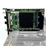 ADT-Link PCIE 5.0 x16 to OCP NIC3.0 Gen-Z 4C+/SFF-TA-1002 Lateral Adapter Card Compatible for Gen3/Gen4 Laptop