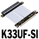 PCIE 5.0 x16 Riser Cable 512Gbps High Speed Flexible GPU Extension Riser Cable for PC Cases Servers ITX Builds Computer RTX 5090