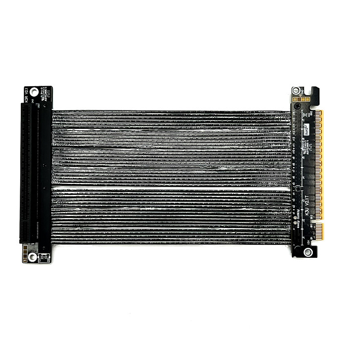 PCIE 5.0 x16 Riser Cable 512Gbps High Speed Flexible GPU Extension Riser Cable for PC Cases Servers ITX Builds Computer RTX 5090