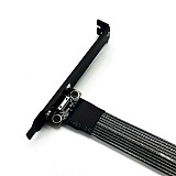PCIe 4.0 4x Gen4 Riser Cable M.2 for NVMe to SFF-8611/8612 Adapter Riser Graphics Card External Extension Cable 64Gbps