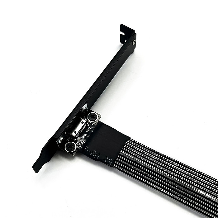 PCIe 4.0 4x Gen4 Riser Cable M.2 for NVMe to SFF-8611/8612 Adapter Riser Graphics Card External Extension Cable 64Gbps