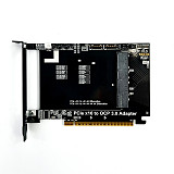 ADT-Link PCIE 5.0 x16 to OCP NIC3.0 Gen-Z 4C+/SFF-TA-1002 Lateral Adapter Card Compatible for Gen3/Gen4 Laptop