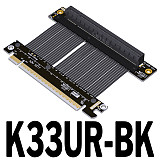 PCIE 5.0 x16 Riser Cable 512Gbps High Speed Flexible GPU Extension Riser Cable for PC Cases Servers ITX Builds Computer RTX 5090