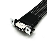 PCIe 4.0 4x Gen4 Riser Cable M.2 for NVMe to SFF-8611/8612 Adapter Riser Graphics Card External Extension Cable 64Gbps