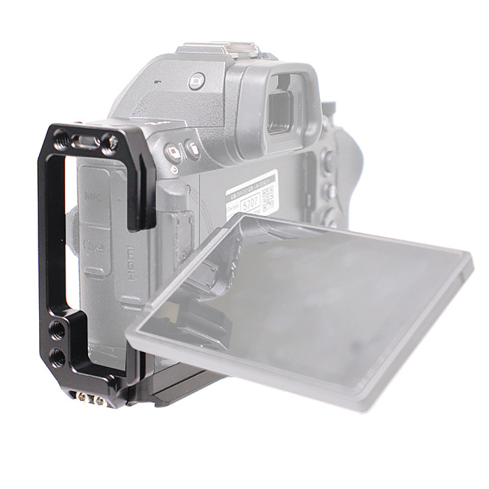 For Nikon Z5II/Z6III Camera Quick Release Plate Universal L-shaped Extension Frame Metal horizontal And Vertical Shooting