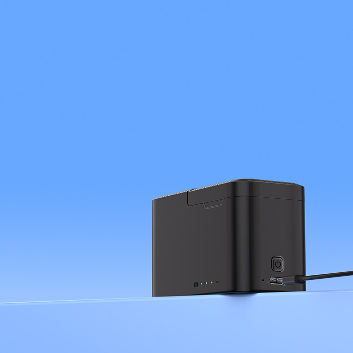 Action Camera Charging Case Hub for DJI Action 5pro 4 3 Battery Fast Charge Box