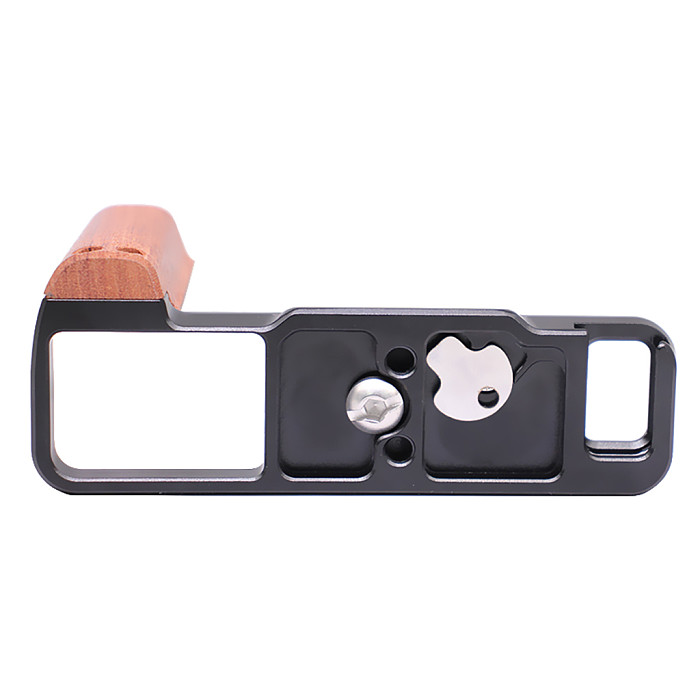 Suitable For Fujifilm X-E5 Camera Quick Release Plate Mirrorless XE5 Solid Wood Camera Handle SLR Photography Shooting