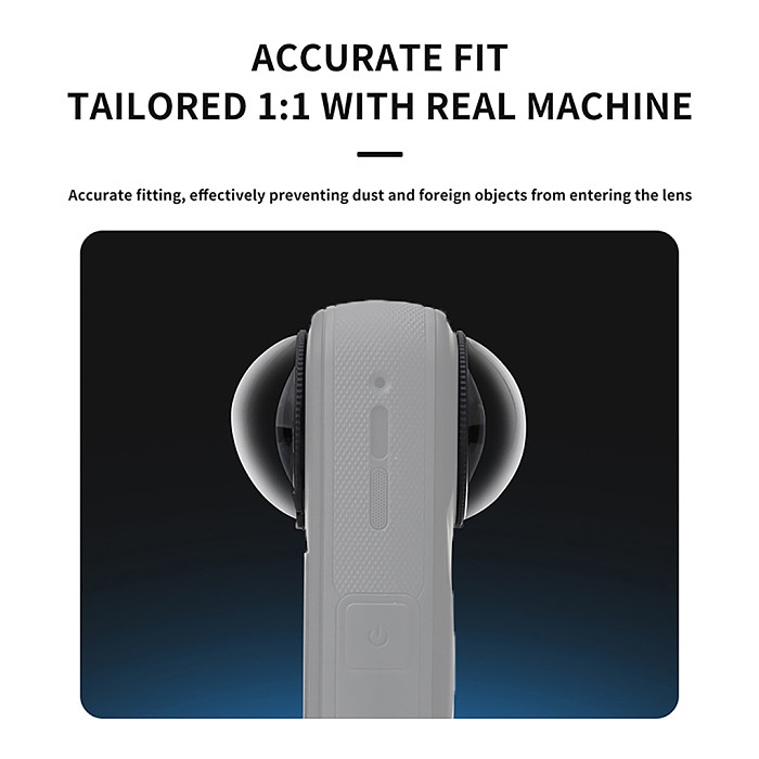 Suitable For Insta360 X5 High-definition Optical Glass Plastic Protective Mirror Rotating Lens Protective Cover