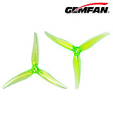 GEMFAN Hurricane 4525 3-Blade Propeller - PC Material, 3-Hole (1.5mm) Mount, Smoke Grey - Compatible with 2004 Motor