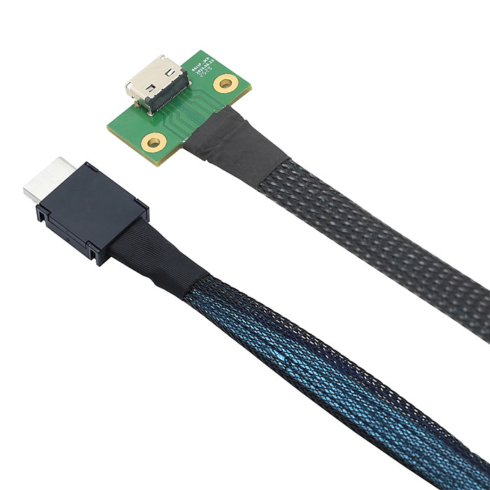 PCIE Oculink SFF 8611 4I 42P to SFF-8612 4I mother server high-speed conversion line