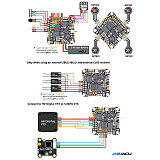(JHEMCU) GHF435AIO V2 20A F435 2-4S AIO Flight Control ELRS 2.4G For FPV Crossover Aircraft