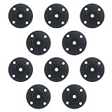 2/5/10pcs Metal Plate Wall Mount Magic Arm Fixed Base 1/4  Hole for Webcam Projector Monitor Light Flash Camera Tripod Holder