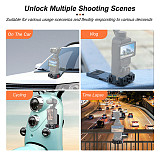 For DJI Pocket3 expansion frame magnetic adapter quick installation metal camera cage fixed expansion frame