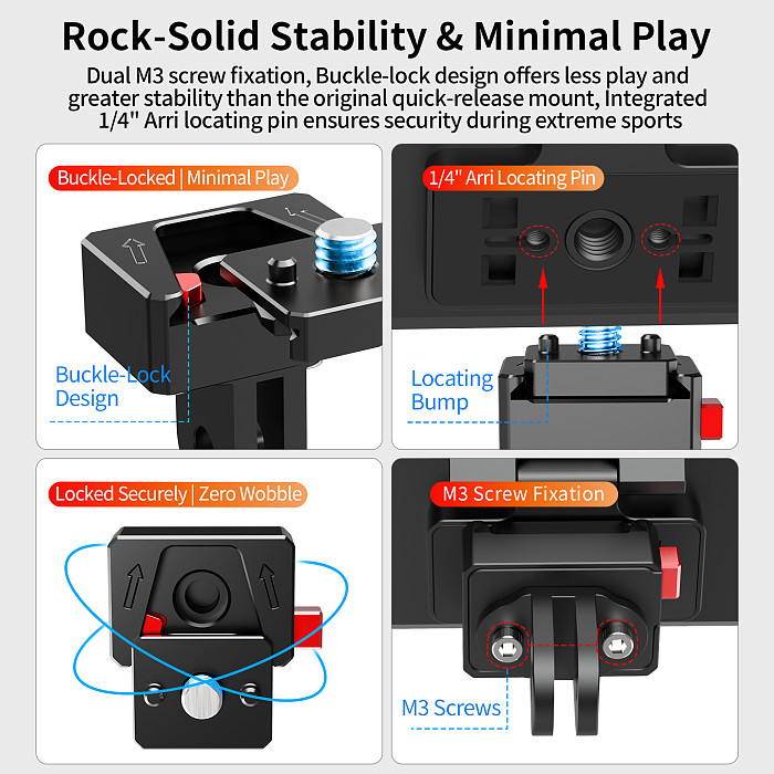 Aluminum alloy 80 meter deep sea waterproof Case Protective Shell for Insta360 Ace Pro/Ace Pro2 Action Camera horizontal and vertical magnetic suction quick release multi expansion diving shell waterproof Case Housing