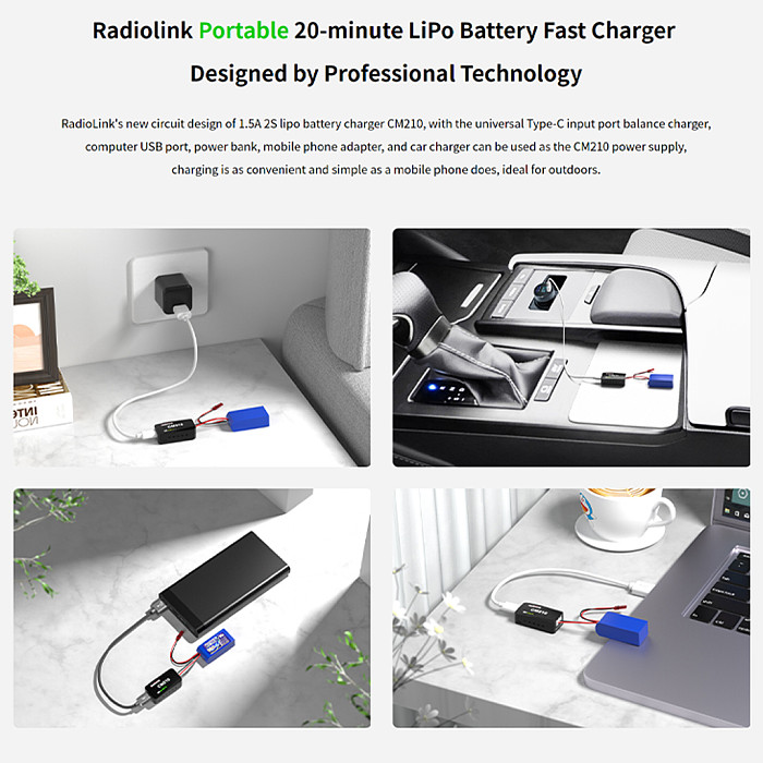 RadioLink F108 Optical Flow Fixed Point 2.5-inch FPV Racing Loop Drone Compatible with ELRS Brushless Drone​